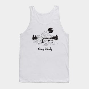 Camp Husky B&W Tank Top